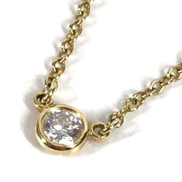 TIFFANY Authentic Gold Diamond Necklace